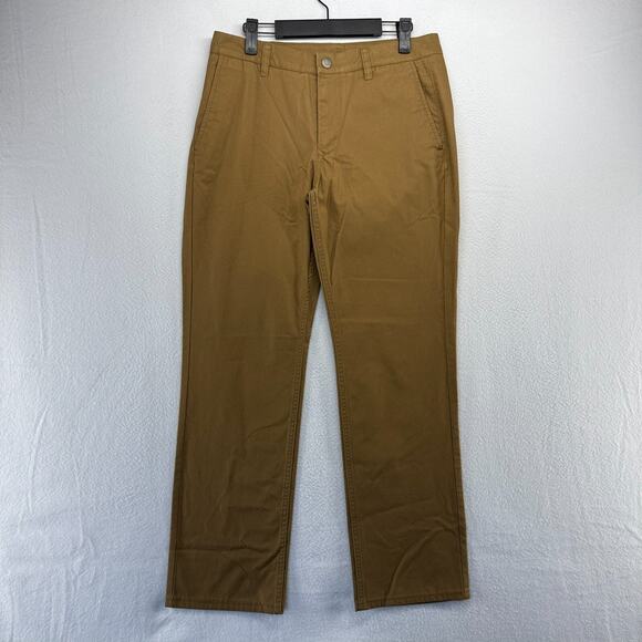 Bonobos Pants Men's 30x32 Fits 30x30 Brown Chino Khaki Straight Leg flat Preppy - Picture 2 of 10